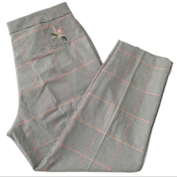 Ted Baker DARCEYT Houndstooth Crop Trouser Pants - Picture 13 of 16